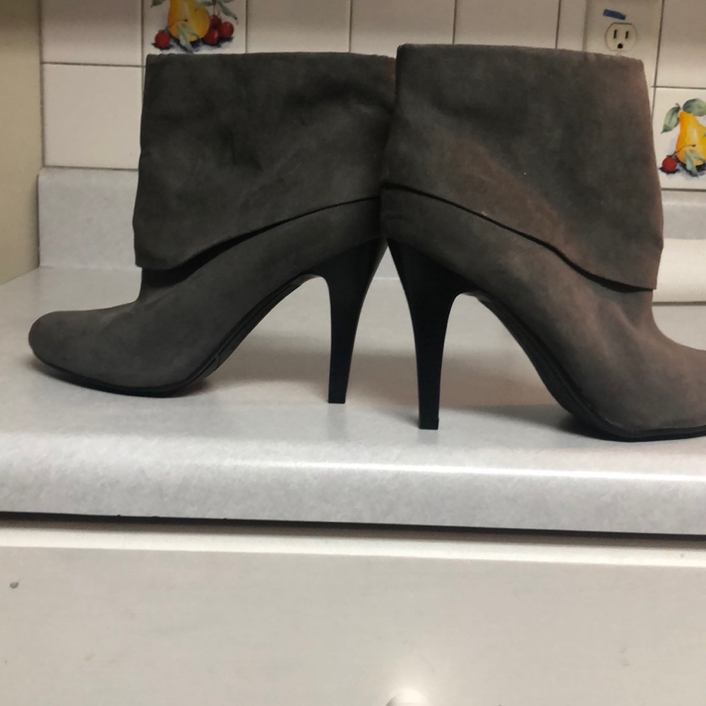 Gray Marc Fisher booties